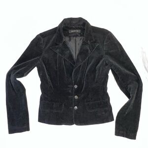 Calvin Klein Women's Black Velvet Blazer